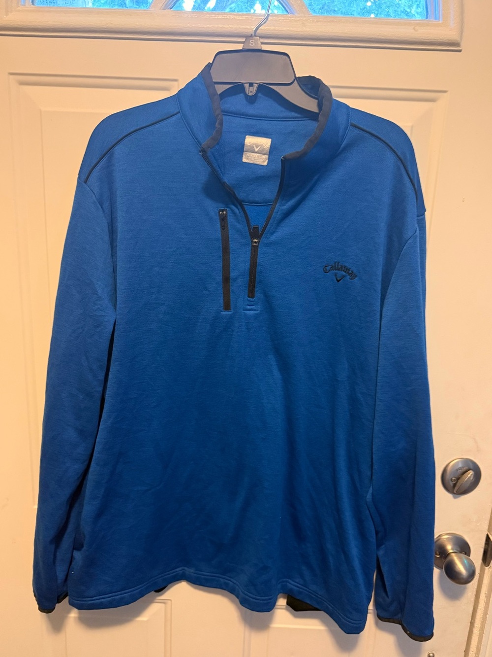 Callaway Blue Half-Zip Pullover